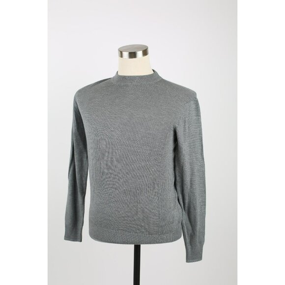 $1595 Loro Piana Hastings Cashmere Silk Pullover Sweater SZ 46/36 Small Gray